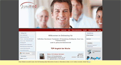 Desktop Screenshot of juramed-shop.de